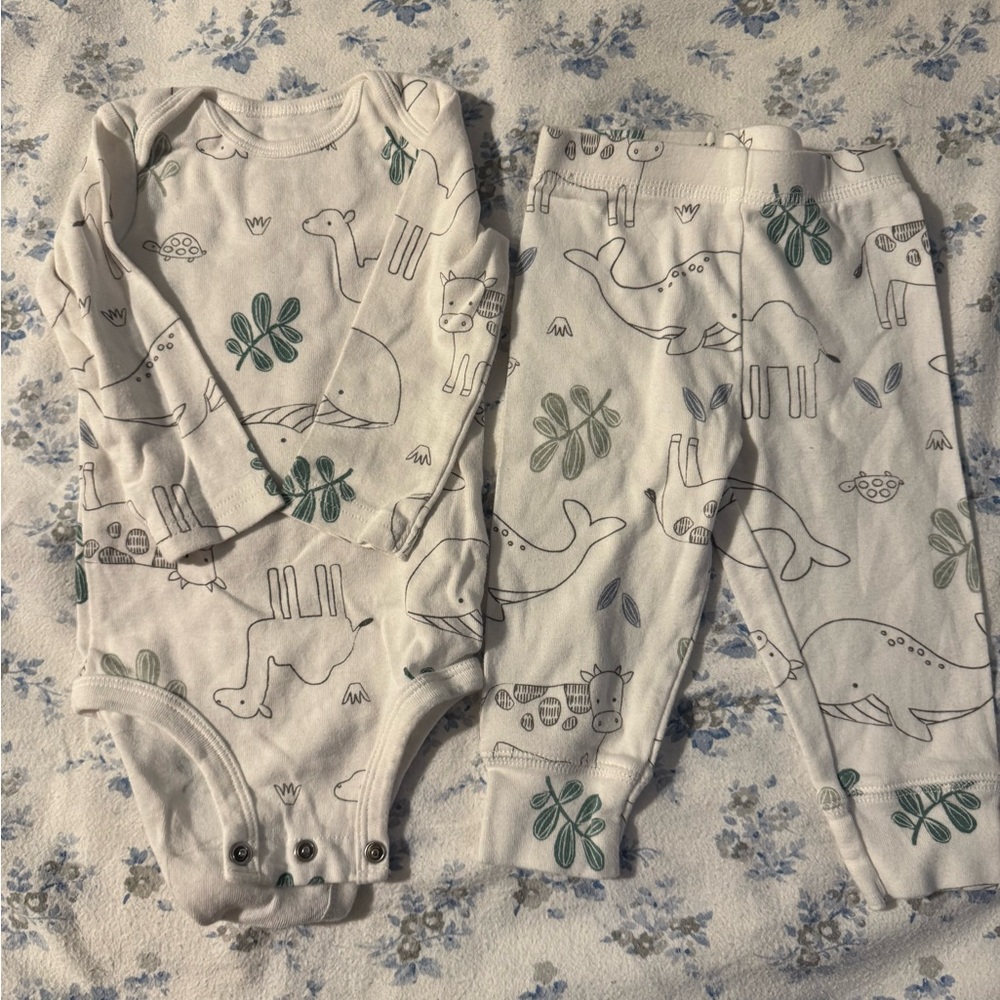 Animal & plants Print Kids Matching Set